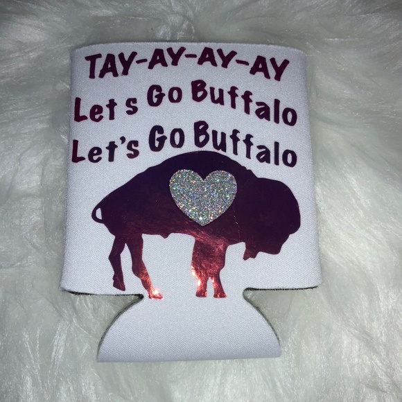 Custom Buffalo Bills And Taylor Swift Let’s Go Buffalo Koozie - Picture 1 of 3